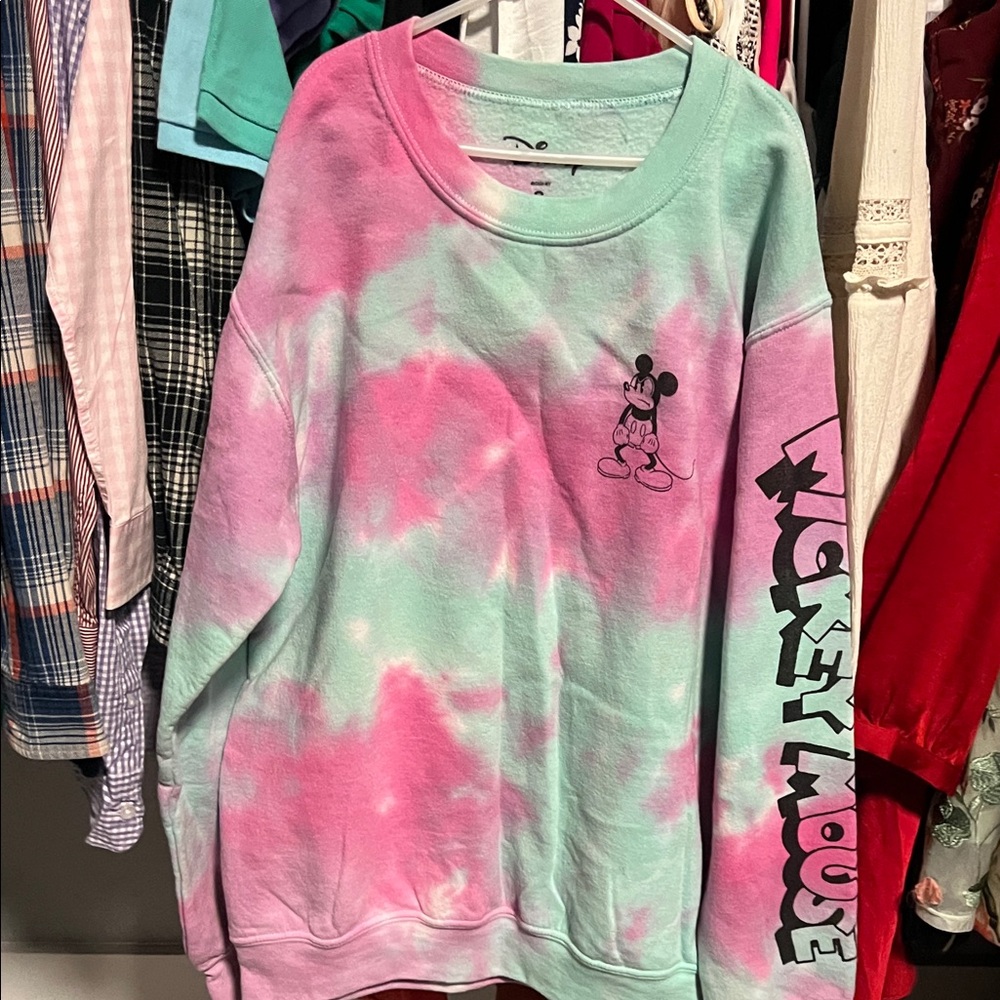 Mickey Mouse Tie-Dye Sweatshirt